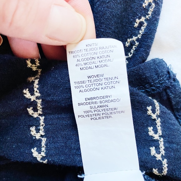 Lucky Brand Women’s Medium Navy Blue Shirt - Picture 4 of 8